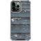 Chipped Blue Wood iPhone 13 Pro Max Clear Case